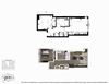Urban 1 Bedroom S2 Floor Plan - The Merian